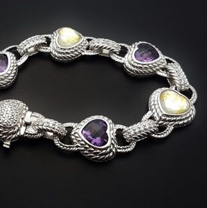 Judith Ripka Jewelry - Ripka Sterling Amethyst bracelet Judith Ripka Jewelry - Ripka Sterling Amethyst bracelet